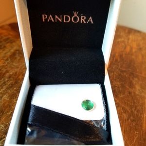 Pandora Locket Element - Royal Green May Birthstone